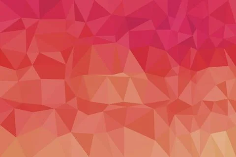 Abstract geometric pattern with pink and red shades Stock Illustration