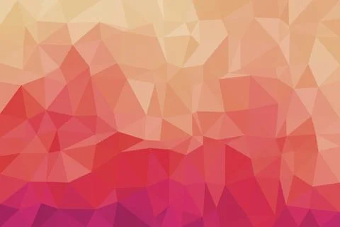 Abstract geometric pattern with pink and beige triangles Stock Illustration