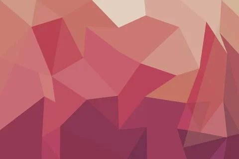 Abstract geometric pattern with pink and red shades Stock Illustration