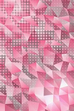 Abstract Geometric Pattern Pink and Gray Stock Illustration