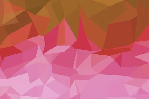 Abstract geometric pattern with pink and brown triangles Stock Photos