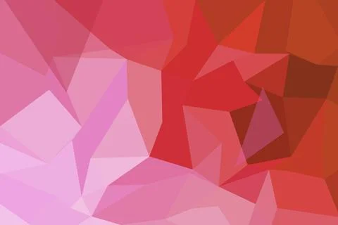 Abstract geometric pattern with pink and red shades Stock Photos