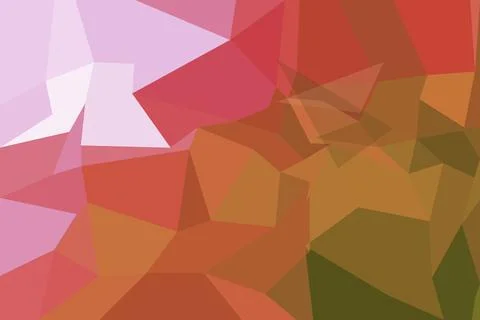Abstract geometric pattern with pink red orange green shades Stock Photos