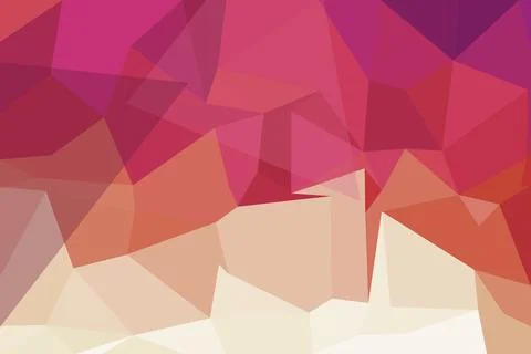 Abstract geometric pattern with pink red and beige colors Stock Photos
