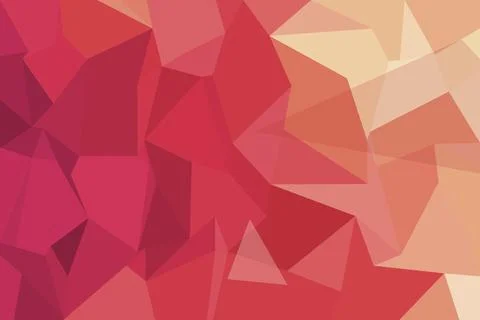 Abstract geometric pattern with pink red and beige colors Stock Photos