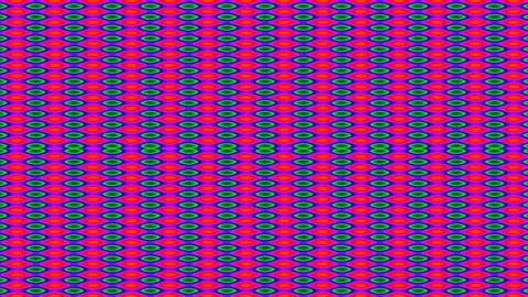 Abstract Geometric Pattern with Pulsing Blue and Green Oval Shapes Stock Footage 332586622