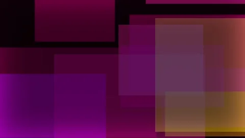 Abstract geometric pattern with purple and orange squares moving slowly in .. Stock Footage 340911732