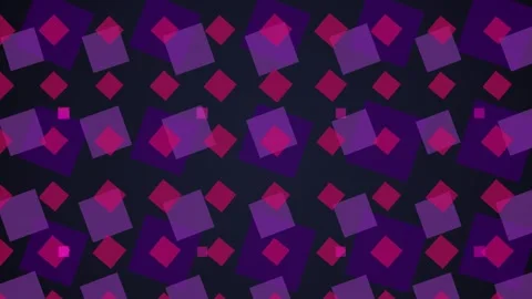 Abstract Geometric Pattern: Purple and Pink Diamonds on Dark Background Stock Footage 348415707