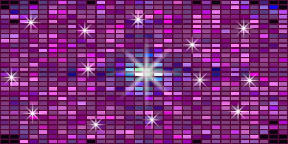Abstract geometric pattern with purple and pink squares Stock Illustration