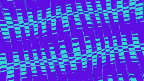Abstract geometric pattern with purple and teal squares Stock Illustration