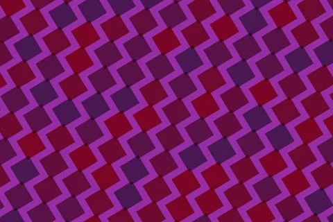 Abstract geometric pattern with purple and red colors Stock Illustration