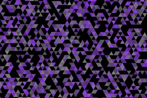 Abstract geometric pattern with purple and black colors Stock Illustration