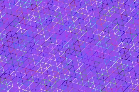 Abstract geometric pattern with purple and blue colors Stock Illustration