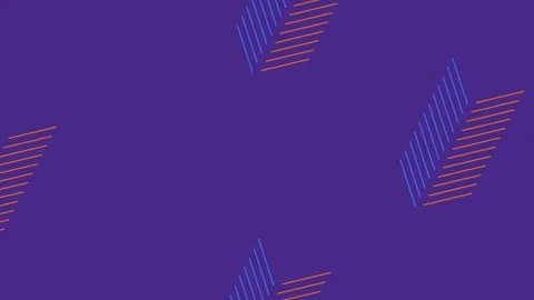 Abstract Geometric Pattern on Purple Background - Modern Design Element. Stock Footage 318345208