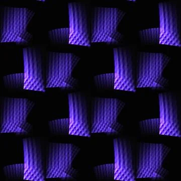 Abstract geometric pattern purple black dimensional Stock Illustration