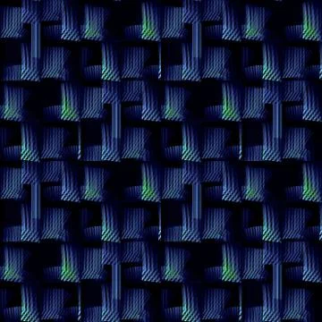 Abstract geometric pattern purple black dimensional Stock Illustration