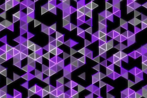 Abstract geometric pattern with purple black and gray colors Stock Illustration