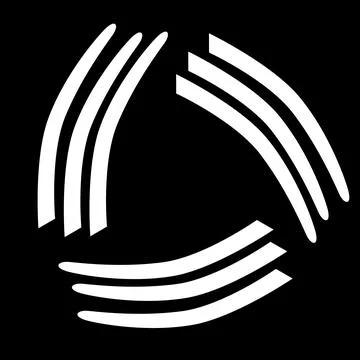 Abstract Geometric Pattern with Ray White Lines. Silhouette of Gobos Line C.. 스톡 일러스트