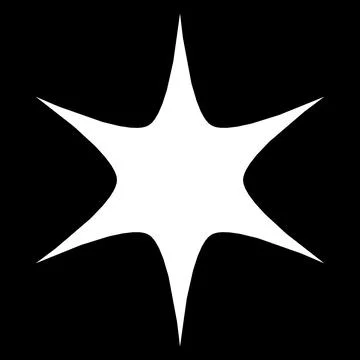 Abstract Geometric Pattern with Ray White Lines. Silhouette of Gobos Line C.. Stock Illustration