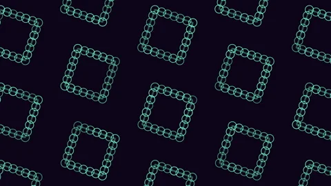 Abstract geometric pattern with rectangular shapes and grid arrangement in Stock Footage 270401190