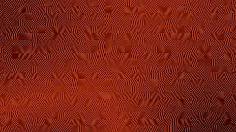 Abstract Geometric Pattern in Red and Black with Intricate Lines and Shapes Stock Footage 313993672