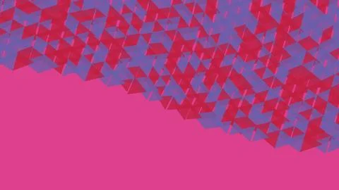 Abstract geometric pattern with red and purple colors イラスト素材
