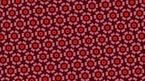 Abstract geometric pattern in red and white. Modern decorative design for Stock Illustration