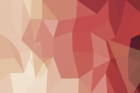 Abstract geometric pattern with red and beige tones Stock Illustration