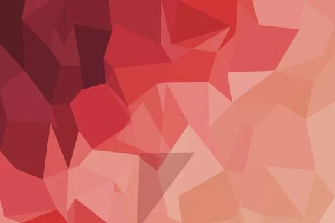Abstract geometric pattern with red and pink shapes Stock Photos