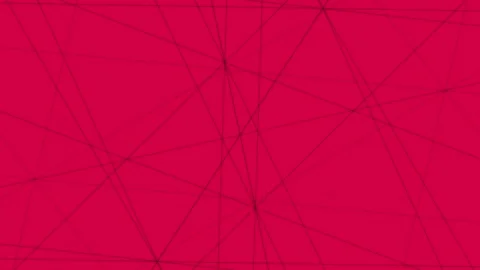 Abstract Geometric Pattern with Red Background and Thin Diagonal Black Lines 스톡 동영상 341926569