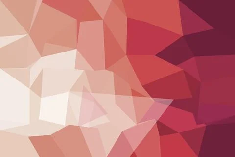 Abstract geometric pattern with red pink shades and polygons Stock Photos