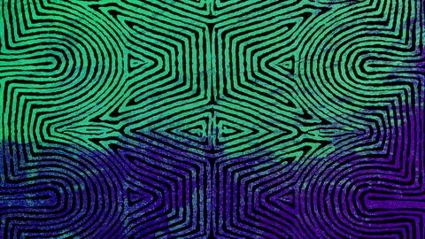 Abstract geometric pattern with repeating black lines, transitioning Stock Illustration