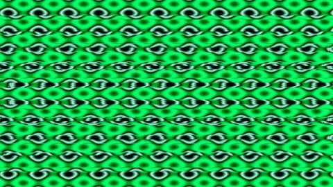 Abstract Geometric Pattern with Repeating Circles and Swirls. Stock Footage 342025725