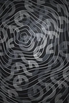 Abstract Geometric Pattern with Repeating Circles and Numbers Фото