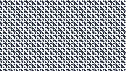 Abstract geometric pattern with repeating organic shapes in black and white Stock Illustration