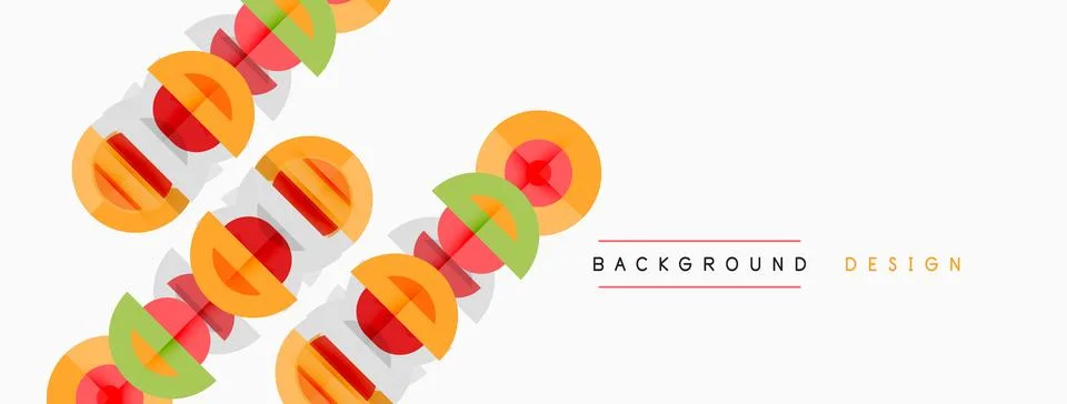 Abstract geometric pattern. Repeating shapes create modern background. Bright Illustrazione stock