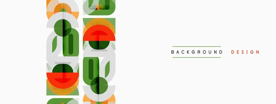 Abstract geometric pattern. Repeating shapes, vibrant colors, modern design. 스톡 일러스트