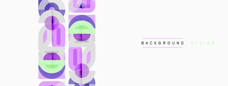 Abstract geometric pattern. Repeating shapes create visual texture. Pastel Stock Illustration