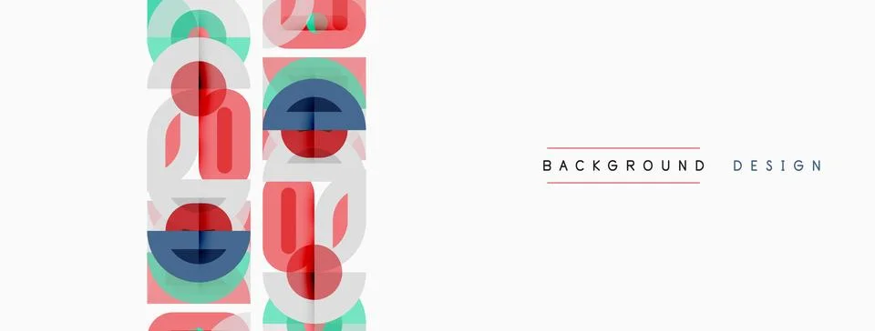 Abstract geometric pattern. Repeating shapes create modern visual texture. Stockillustratie