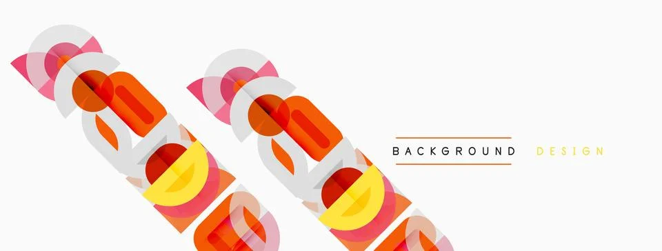 Abstract geometric pattern. Repeating shapes create dynamic visual texture. Stock Illustration