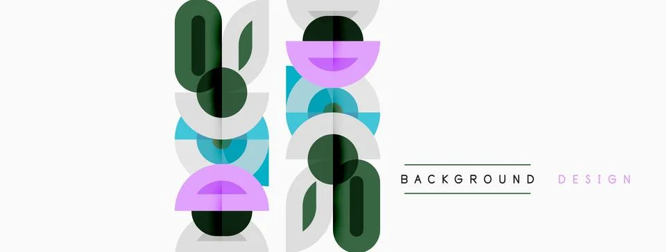 Abstract geometric pattern. Repeating shapes create modern design. Minimalist Illustrazione stock