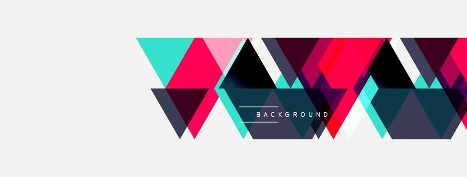 Abstract geometric pattern. Repeating triangles create dynamic visual flow. イラスト素材