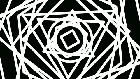 Abstract geometric pattern representing global connectivity and digital tec.. Stock Footage 342204029
