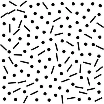 Abstract geometric pattern in retro memphis style. Illustrazione stock