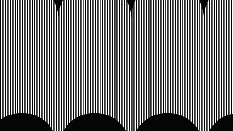 Abstract Geometric Pattern with Rippling Waves and Dark Center Band Stock Footage 340943632
