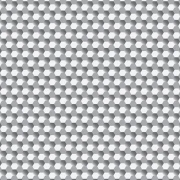 Abstract geometric pattern seamless background of hexagons. Uniform hexagon form Stock Illustration