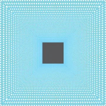 Abstract geometric pattern seamless background of hexagons. Uniform hexagon form Stock Illustration