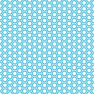 Abstract geometric pattern seamless background of hexagons. Uniform hexagon form Stock Illustration