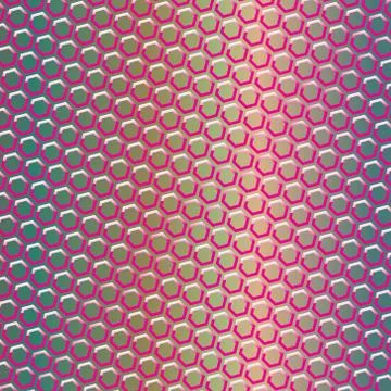 Abstract geometric pattern seamless background of hexagons. Uniform hexagon form Stock Illustration