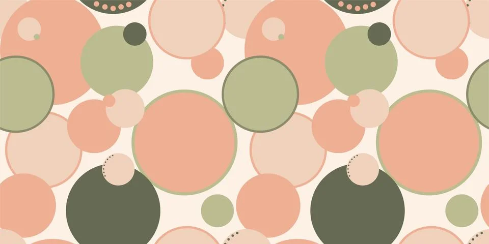 Abstract geometric pattern. Seamless background in calm colors. Trendy fabric Illustrazione stock